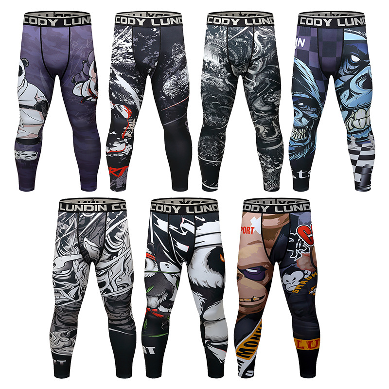 Crossfit Ga - Leggings sportivi da palestra pantaloni da