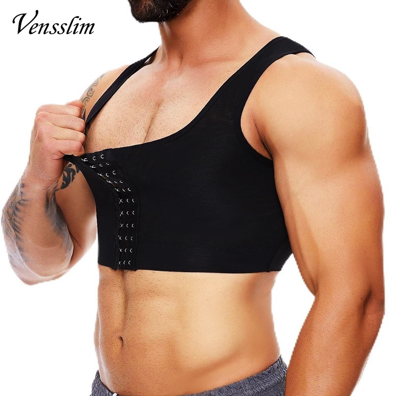 Crossfit Weight Vest - Vensslim Corsetto Modellante Uomo per Ginecomastia,