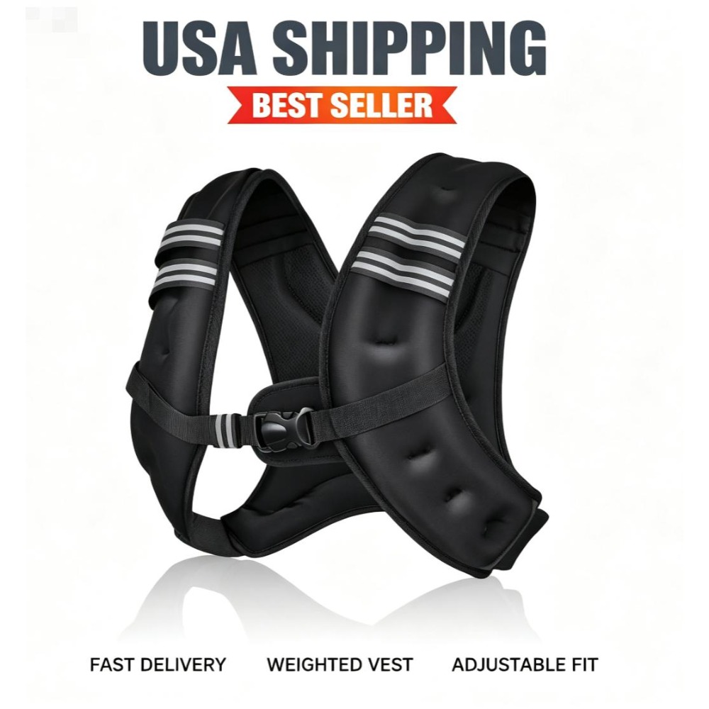 Crossfit Weight Vest - Gilet fitness con pesi pre-riempiti con