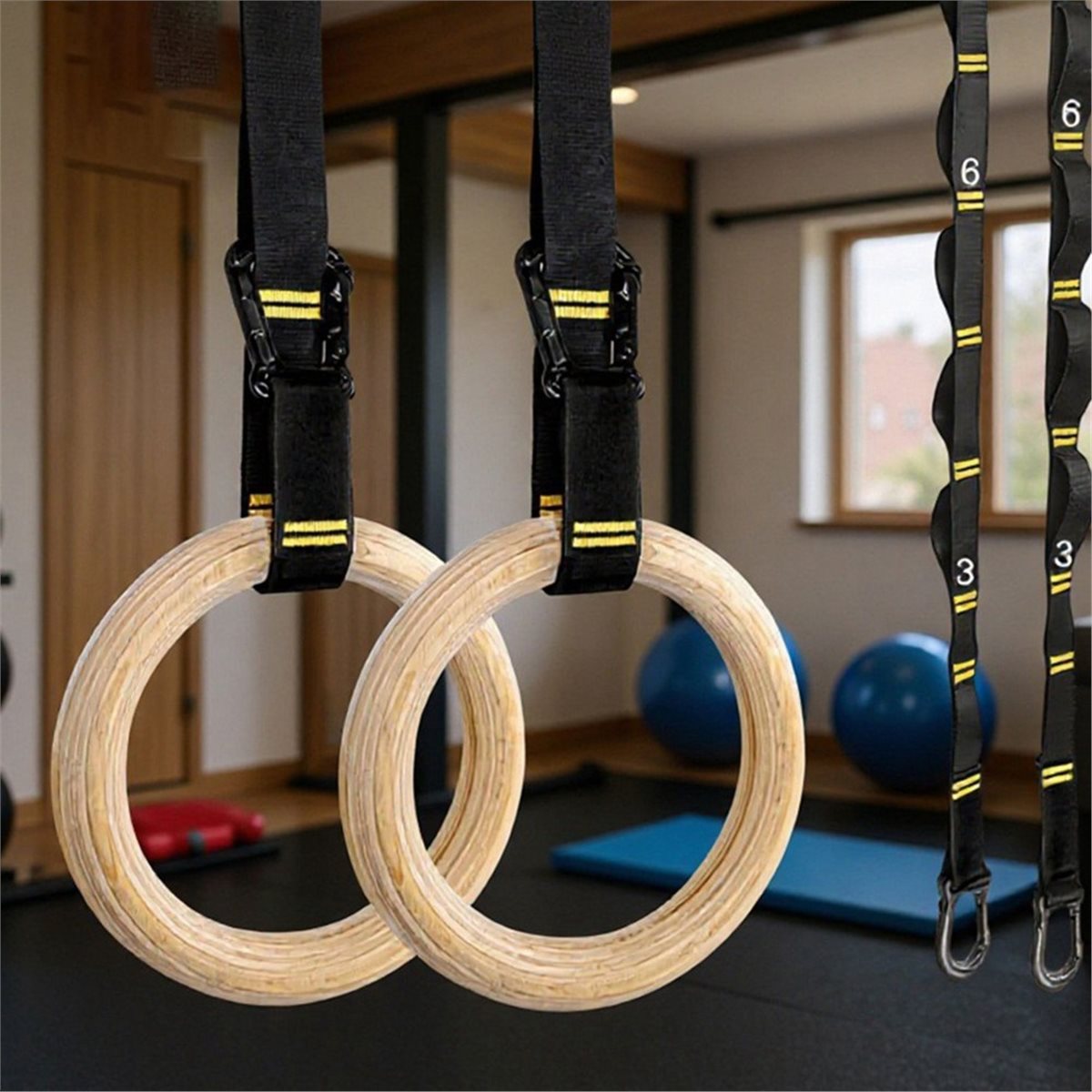 Offerta estiva: 2 anelli da gi - Gymnastic Ring Wood recensione e prezzo