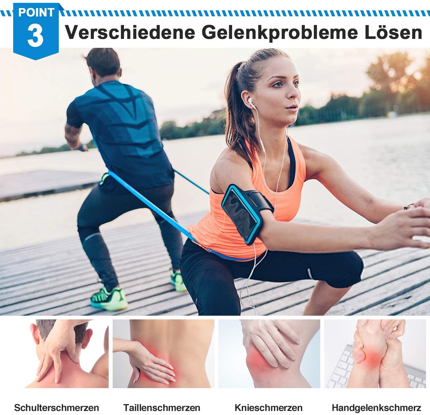 Fasce elastiche per fitness 3  - Crossfit Workout With Equipment recensione e prezzo