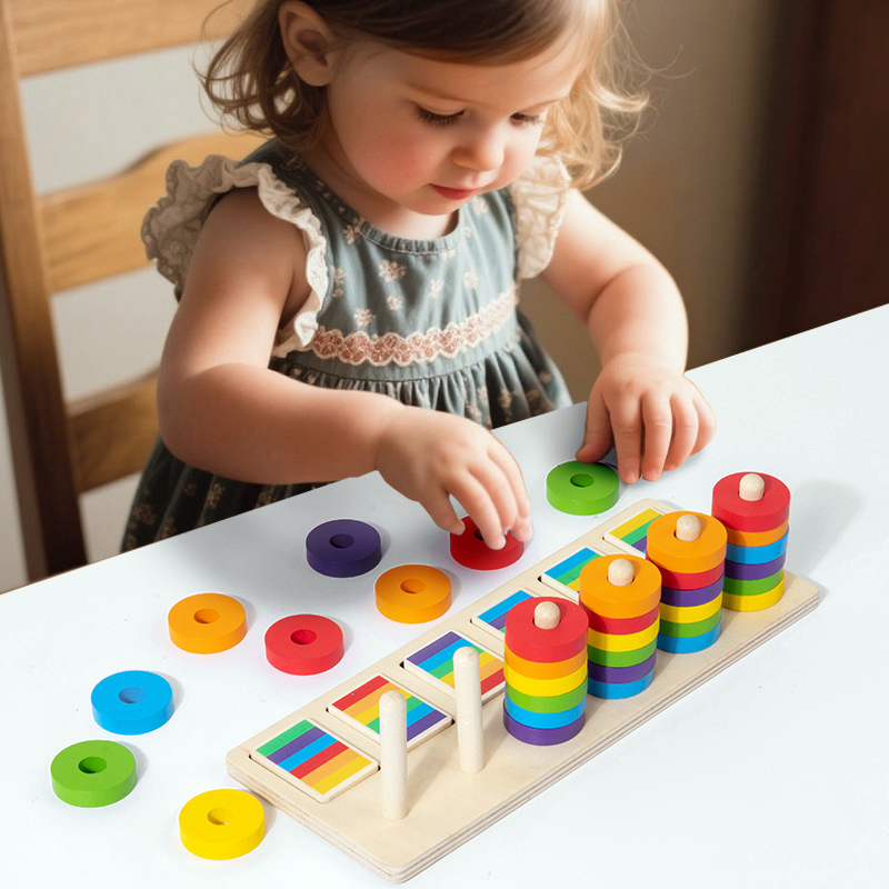 Gioco Montessori per l'allenam - Gymnastic Ring Wood recensione e prezzo