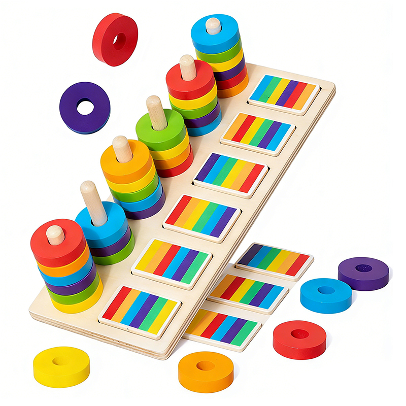 Gioco Montessori per l'allenam - Gymnastic Ring Wood recensione e prezzo